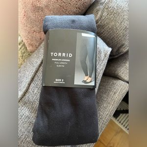 Black Torrid Slim Fix Leggings 2 NWT
